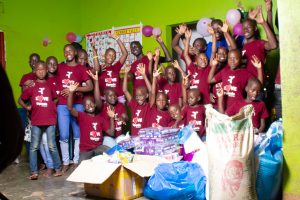 Children are happy for there Christmas gifts